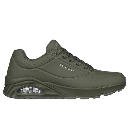 Buty męskie sportowe Skechers Uno Stand On Air sneakersy zielone (52458-DKGR)