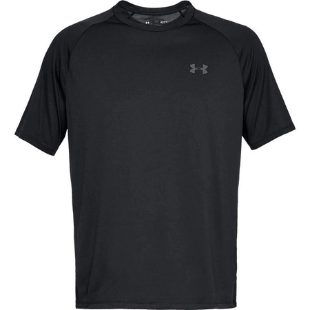 Koszulka sportowa męska Under Armour UA Tech SS Tee treningowa t-shirt czarne (1326413-001)