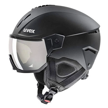 Kask narciarski Uvex Instinct visor 20 czarny męski/damski snowboardowy (56/6/260/20)