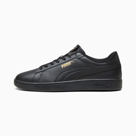 Wyprzedaż - Buty sportowe damskie Puma Smash 3.0 L Black Gold Pu softsoam+ czarne (390987-10)