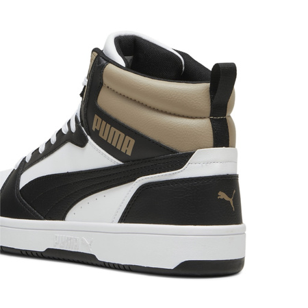 Wyprzedaż - Sneakersy męskie Puma Rebound v6 wysokie za kostkę białe (392326-22)