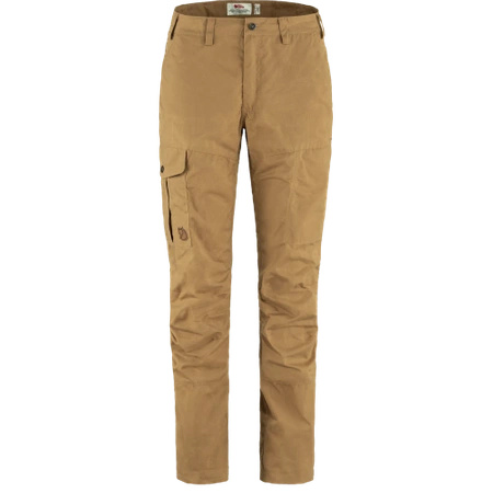 Spodnie outdoorowe damskie Fjällräven Karla Pro Trousers Curved trekkingowe brązowe (F89727-232)