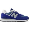 Sneakersy męskie New Balance 574 buty sportowe lifestylowe zamszowe niebieskie (U574ESD)