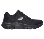Sneakersy sportowe damskie granatowe Skechers Arch Fit Big Appeal buty treningowe (149057-BBK)