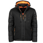 Kurtka męska Geographical Norway BEACHWOOD BLACK-FORANGE DB MEN 068 BS4 BLACK (WU6631H/GN-NOIR)