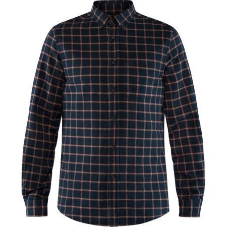 Koszula z długim rękawem męska Fjällräven Övik Flannel Shirt M Dark Navy (F82979-555)