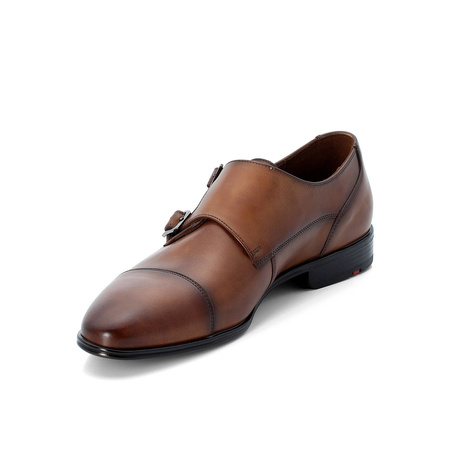 Wyprzedaż - Półbuty skórzane męskie Lloyd Mailand brązowe  10-137-02