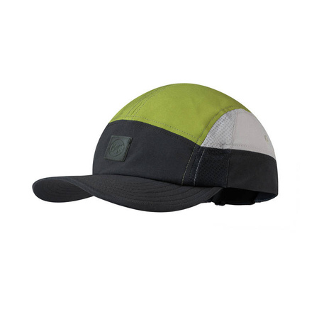 Sportowa czapka z daszkiem BUFF® 5 PANEL GO CAP DOMUS GRAPHITE (8428927527998)