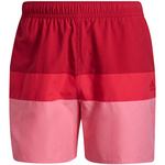 Spodenki kąpielowe męskie adidas Short-Length Colorb czerwono-różowe (GU0312)