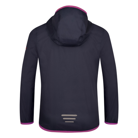 Kurtka przeciwdeszczowa dziecięca dla chłopca/dziewczynki Trollkids Kids Trolltunga Jacket navy/mallow pink (614-186)