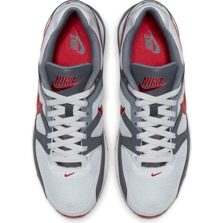 Sneakersy męskie Nike Air Max Command szaro czerwone (629993-049)