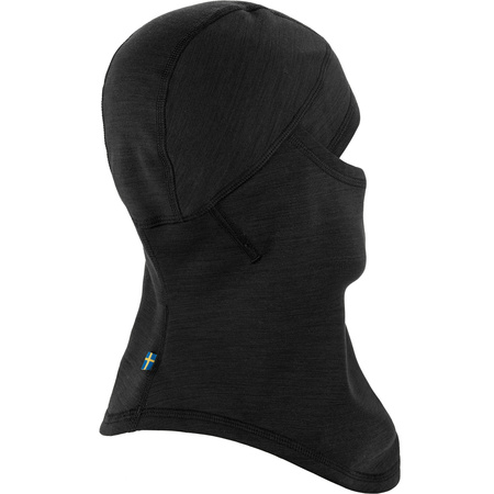 Wyprzedaż - Kominiarka zimowa damska/męska Fjällräven Keb Fleece Balaclava Black narciarska czarna (F86997-550)
