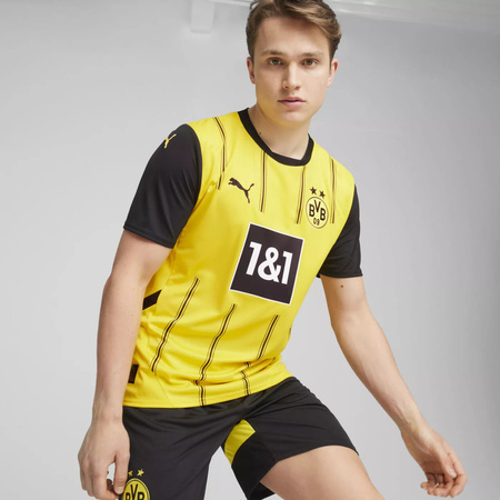 Koszulka męskie Puma BVB HOME JERSEY REPLICA Żółty (77494601)