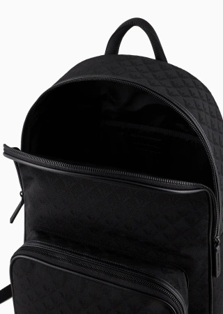 Wyprzedaż - Plecak miejski Emporio Armani czarny (Y4O315-Y022V-81336)