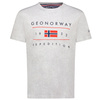 T-Shirt Geographical Norway JEZOLO DB BGREY MEN 254 mieszana szarość męska (SY9738H/GN-Blended Grey)
