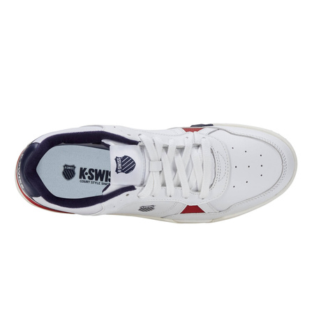 Wyprzedaż - Sneakersy męskie sportowe białe K-Swiss Match Pro LTH tenisówki ze skóry naturalnej (08905-130-M)