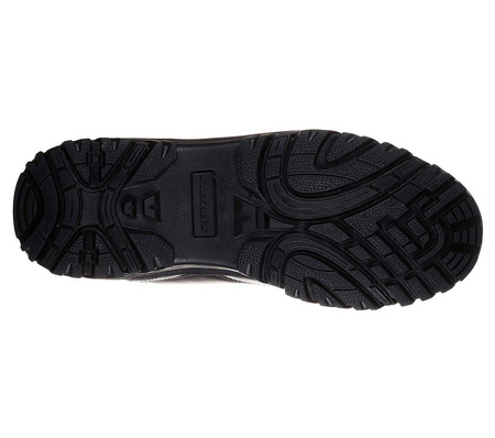 Wyprzedaż - Buty trekkingowe męskie Skechers Relaxed Fit Relment Traven sneakersy outdoorowe czarne (65529-BBK)