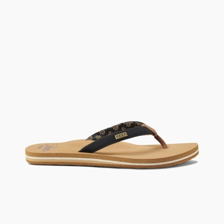 SANDAŁY DAMSKIE REEF CUSHION SANDS CZARNO/TAN (RF0A3YOW-BTA)