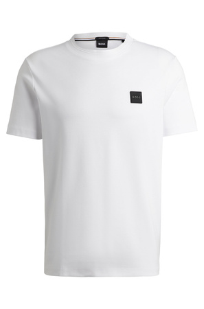 T-shirt męski BOSS Tiburt 278 BIANCO regular fit biały (50515598-100)