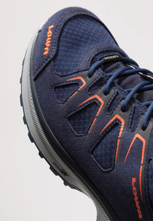 Buty trekkingowe męskie Lowa Innox Evo GTX Lo Gore-Tex navy/flame granatowe (310611 6957)