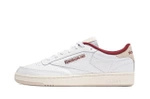 Buty miejskie męskie Reebok Club C 85 Cloud White Stucco sneakersy skórzane białe (100032972)