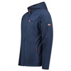 Bluza polarowa męska Geographical Norway UNICIA  MEN z kapturem rozpinana granatowa (WX3713H/GN)