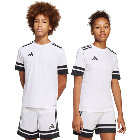 Koszulka dla dzieci adidas Squadra 25 biała (JJ0057)