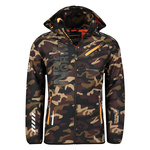 Kurtka męska brązowa Softshell Geographical Norway Royaute z membraną (WU1057H-GN-KAKI-ORANGE)