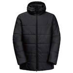 Wyprzedaż - Kurtka przejściowa męska Jack Wolfskin Deutzer Long JKT oddychający materiał czarna (1207451_6000)