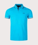 Koszulka Polo męska BOSS Paul Turquoise/Aqua slim fit turkusowa (50506193-442)