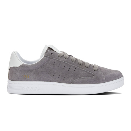 Sneakersy męskie K-Swiss LOZAN Klub SDE skórzane trampki szare (07262-011-M)