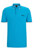 Koszulka Polo męska Boss Paddy Pro Turquoise/Aqua regular fit turkusowa (50469102-442)