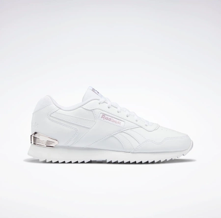 Wyprzedaż - Sneakersy damskie Reebok Glide Ripple buty sportowe skóra syntetyczna białe (100005967)