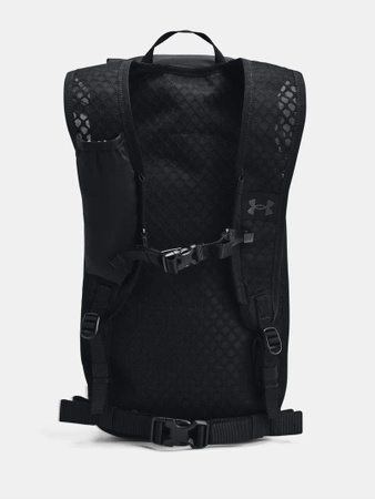 Wyprzedaż - Plecak turystyczny damski/męski Under Armour UA Launch Trail Backpack wodoodporny czarny (1378411-001)
