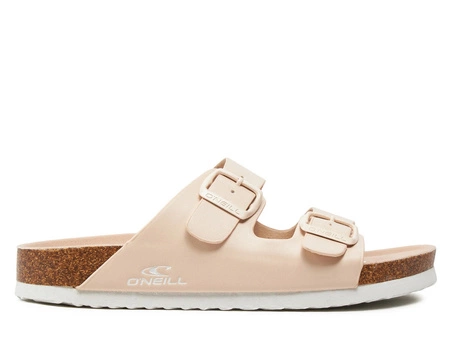 Wyprzedaż - Klapki na lato damskie ONeill Sandy Slider Women Low beżowe (9024101873D)