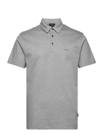 Koszulka Polo męska BOSS Palosh 30 Silver slim fit szara (50471335-041)