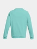 Bluza sportowa męska UNDER ARMOUR FLEECE CREW turkusowa (1379755-482 )