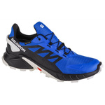 Wyprzedaż - Buty do biegania Salomon Supercross 4 GTX sportowe treningowe niebieskie (471196)