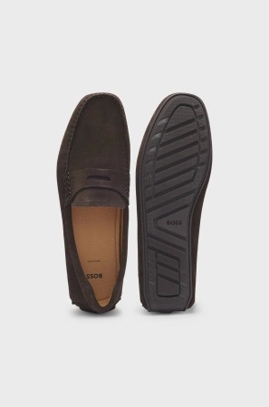 Buty BOSS brązowe Noel Mocc sdpeb (50541750-201)