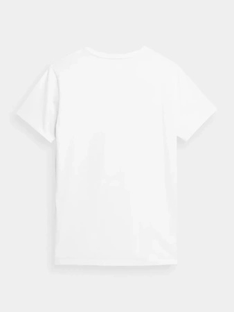 Koszulka męska 4F white (4FSS23TTSHM356-10S)