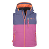Kamizelka Trollkids Narvik XT Insulated malwowy różowy/fioletowy niebieski/papaja (730-242)