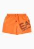 Wyprzedaż - Szorty kąpielowe męskie EA7 Emporio Armani 902000-4R736-20262 kąpielówki bokserki pomarańczowe ORANGE TIGER