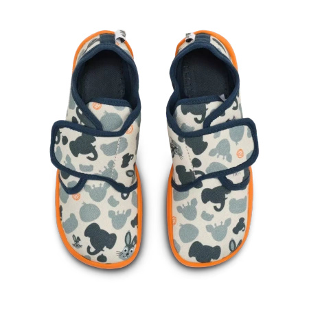 Buty Affenzahn barefoot Slipper Cotton Movy zając (01398-20153)