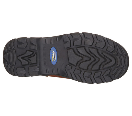 Wyprzedaż - Buty robocze męskie Skechers Workshire skórzane trapery uniwersalne brązowe (77009EC-BRN)