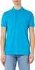 Koszulka Polo męska BOSS Paule 4 Turquoise/Aqua bawełniana slim fit turkusowa (50506195-442)