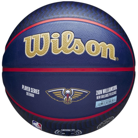 Piłka do koszykówki Wilson NBA Player Icon Zion Williamson Outdoor Ball (WZ4008601XB7)