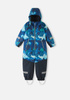 Kombinezon zimowy dziecięcy Reima Reimatec winter overall. Kurikka Cool blue  Age 2 Kids Unisex wodoodporny niebieski (5100131B-6391)