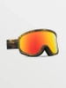 Gogle narciarskie damskie/męskie Volcom Footprints snowboardowe zimowe czerwone (VG0622303)