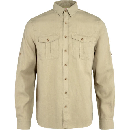 Koszula z długim rękawem męska Fjällräven Övik Travel Shirt LS M Sand Stone (F87208-195)