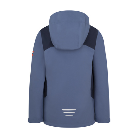 Kurtka przeciwdeszczowa dziecięca dla dziewczynki Trollkids Girls Gjende Jacket lotus blue/navy (521-184)